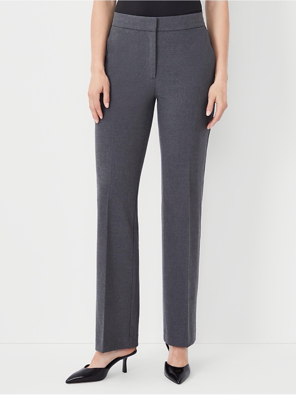 Ann Taylor Curvy Fit Dress Pants size 6 flat front career